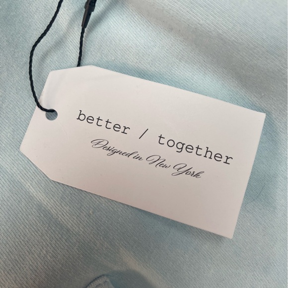 Better Together Cherry Zip Up Hoodie Aqua Blue - Picture 6 of 6